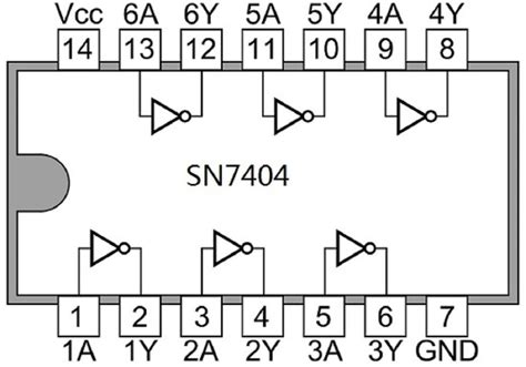 7404 Ic Circuit Diagram