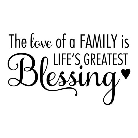The Love of A Family Wall Quotes™ Decal | WallQuotes.com