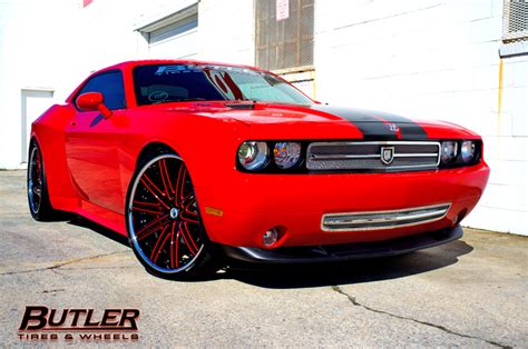 Wide Body Dodge Challenger on Asanti Wheels - Trending at Butler Tires ...