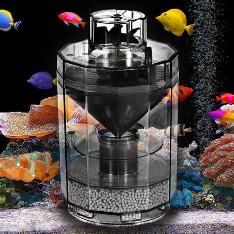 New Triple Forced Suction Fish Tank Water Filter for 80cm 100cm Aquarium Freshwater Seawater ...