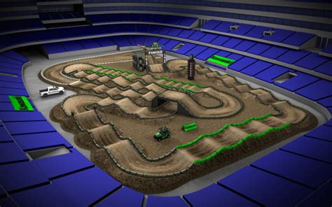 2016 Monster Energy Supercross 3D Track Maps - Motocross News Stories - Vital MX