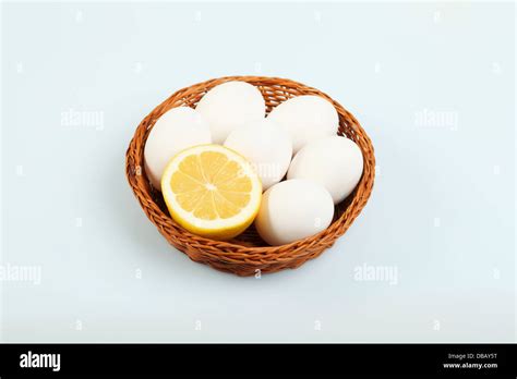 White chicken eggs Stock Photo - Alamy