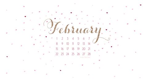 February 2021 Calendar Desktop Wallpaper Aesthetic