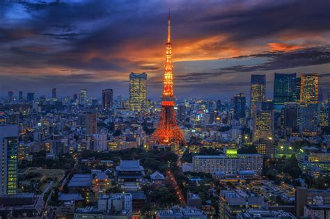 Eiffel Tower, Tokyo Tower, Tokyo, Japan, city HD wallpaper | Wallpaper ...