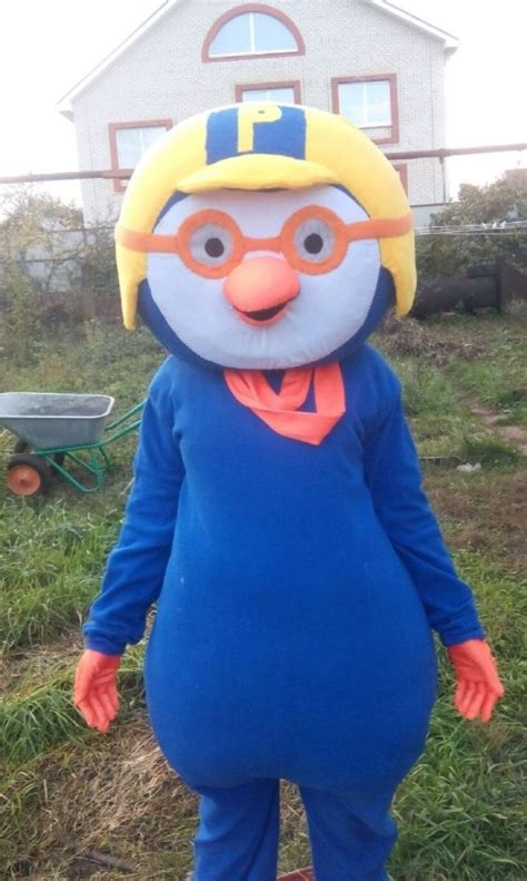 Create meme "costume penguin pororo, mascot gin, life-size costumes ...