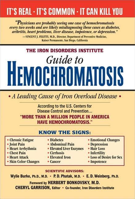 Iron Disorders Institute Guide to Hemochromatosis, The - Walmart.com