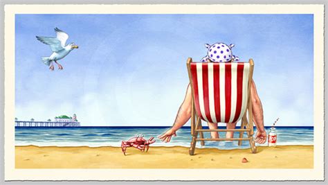 Vintage Seaside Postcard 2 on Behance