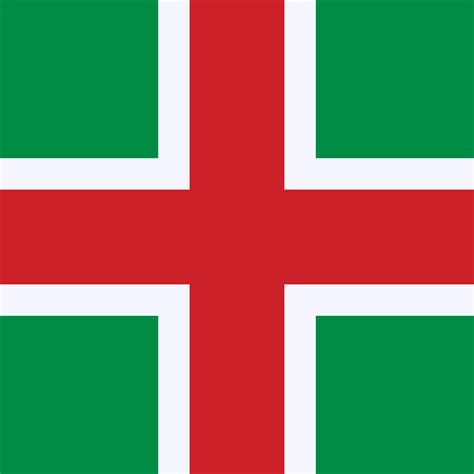 Heritage Flag: England + Italy : vexillology