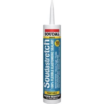 Buy the Soudal Accumetric 146730 White Elastomeric Caulk | Hardware World