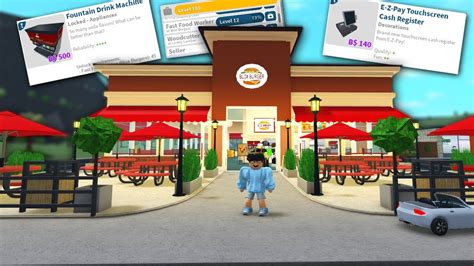 NEW BLOXBURG BLOX BURGER UPDATE... NEW JOB SYSTEM, BUILDING, FOODS AND ...