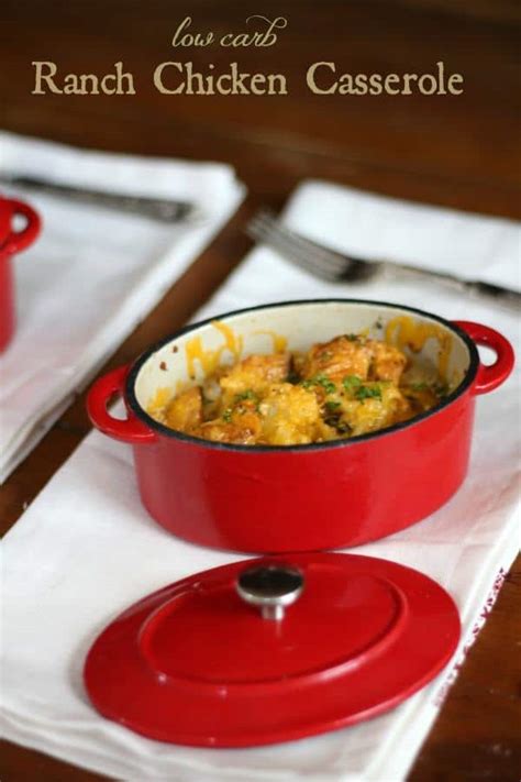 Ranch Chicken Casserole - Lowcarb-ology