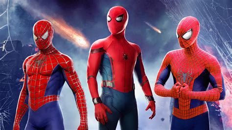 All Spider-Man in No Way Home Digital FanArt Wallpaper, HD Movies 4K Wallpapers, Images and ...