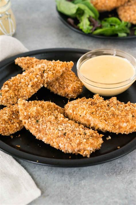 Crispy Oven Baked Chicken Tenders - Delicious Meets Healthy