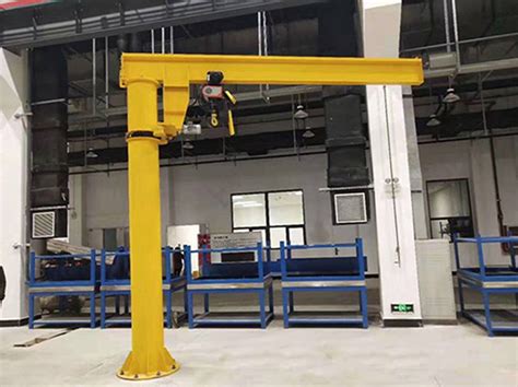 Outdoor Floor Mounted Jib Crane 5 Ton 3Phase 380V 50Hz For Workshop ...