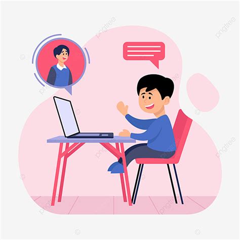 Study Clipart Hd PNG, Boys Study At The Online Study Desk, Education, Boy, Student PNG Image For ...