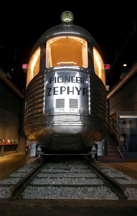 The refurbished Pioneer Zephyr train at MSI – Chicago Tribune