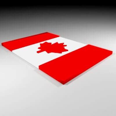 Flag - Canada 3D Model by Xtreme Studio