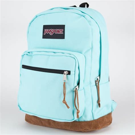 JANSPORT Right Pack Backpack - AQUA - TYP7-9ZG | Cute backpacks for school, Jansport right pack ...