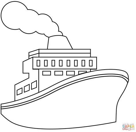 Boat Ship Coloring Pages - Free Coloring Pages Printables