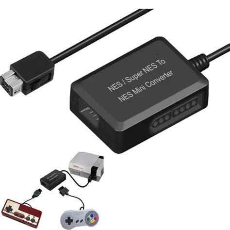 Game Controller Adapter Converter For Super NES/NES Controller to NES ...