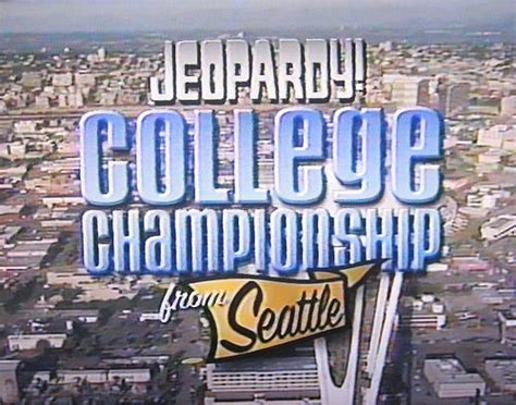 2000-A Jeopardy! College Championship | Game Shows Wiki | Fandom