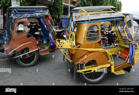 Motorized tricycle in Sorsogon city, Bicol, The Philippines Stock Photo - Alamy