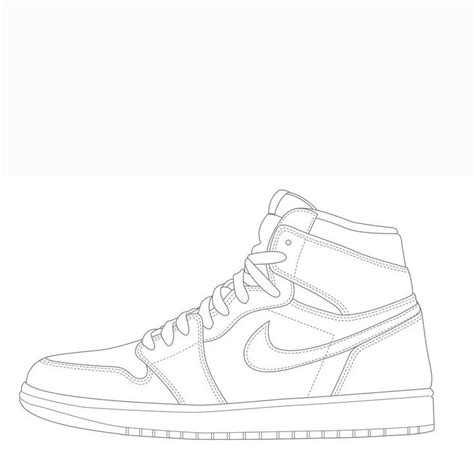 Nike Air Jordan 1 | Nike art, Shoes drawing, Nike drawing