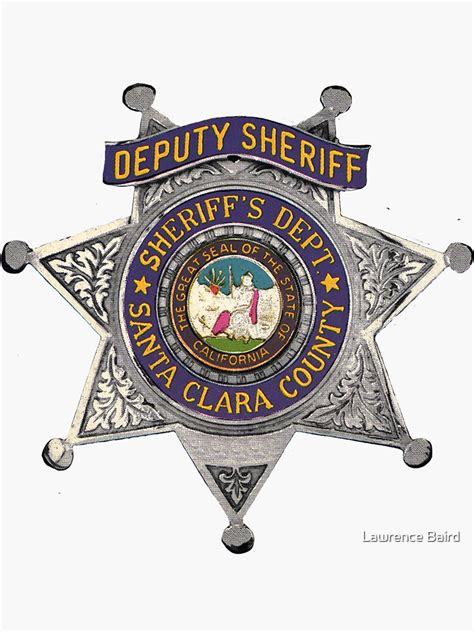 "Santa Clara County Deputy Sheriff" Sticker for Sale by lawrencebaird ...