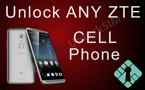 Unlock ZTE Cell Phone by IMEI Code on ANY Carrier Network