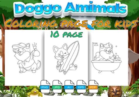 Libro Para Colorear De Animales De Perros Para Niños Y Kdp | Meses sin intereses