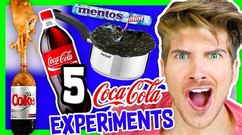 5 INSANE COKE EXPERIMENTS! - YouTube