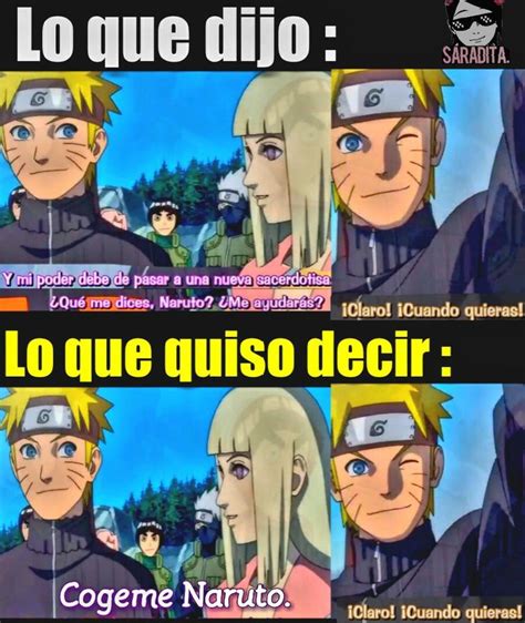 Shipeos Y Memes De Naruto Memes Memes De Anime Momentos Divertidos ...