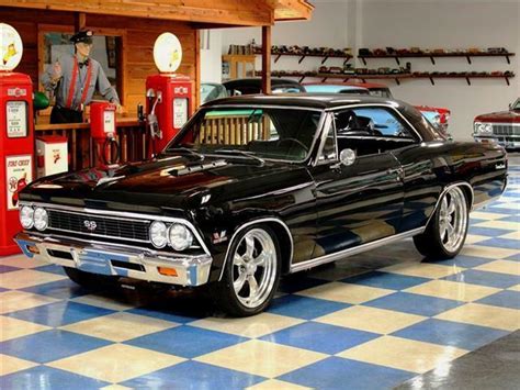 1966 Chevrolet Chevelle SS â€“ Black - Classic Chevrolet Chevelle 1966 for sale