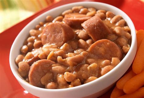 Beans and hot dogs Ham Recipes, Casserole Recipes, Cooking Recipes, Frugal Meal Planning, Frugal ...