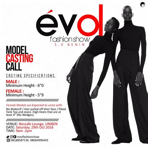 Audition! Audition!! Model Casting Call For The Biggest Fashion Show In Nigeria - Fashion - Nigeria