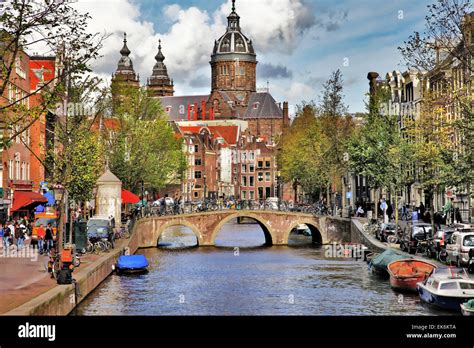 canals of Amsterdam. city center Stock Photo - Alamy