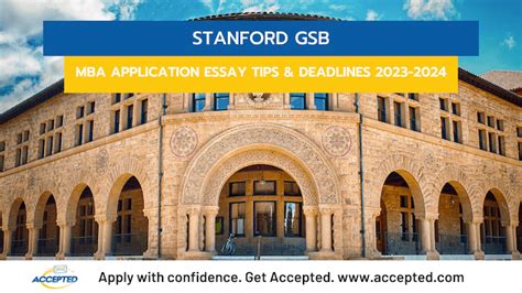 Stanford GSB MBA Application Essay Tips and Deadlines [2023 - 2024], Class Profile | Accepted