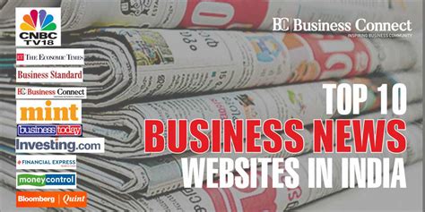 Top 10 Business News Websites In India - Business Connect Magazine