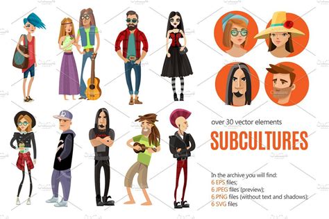 Subcultures Set