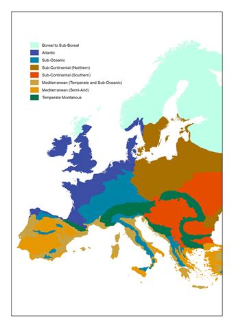 Data and methods used for delineating pedoclimatic zones - Europe