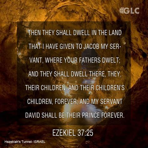 Ezekiel 37:25 | Scripture, Powerful words, Ezekiel