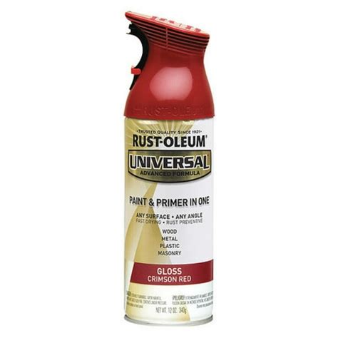 RUST-OLEUM 247562 Spray Paint, Crimson Red, Gloss, 12 oz. - Walmart.com ...