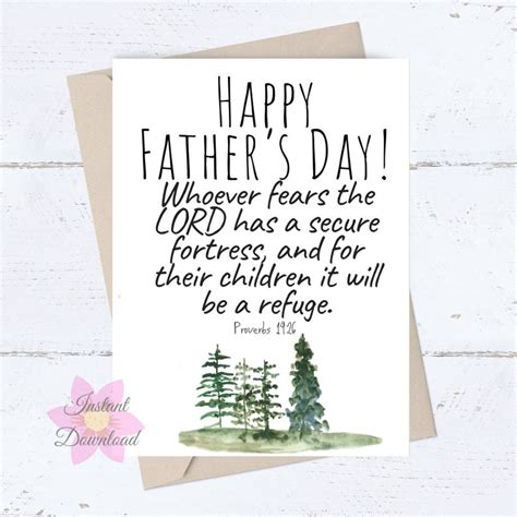 Free Printable Christian Fathers Day Cards