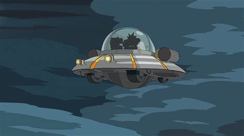 HD wallpaper: gray spaceship illustration, Rick and Morty, Adult Swim ...