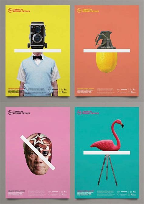 nice More of the branding and campaign for AND Film Festival on WE AND THE COLOR Fol ...