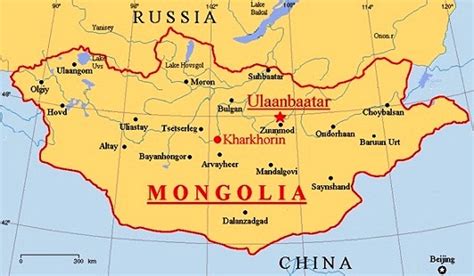 Mongolia Map