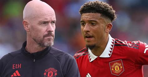 Jadon Sancho 'has no relationship' with Erik ten Hag and 'barely speaking' to Man Utd boss ...