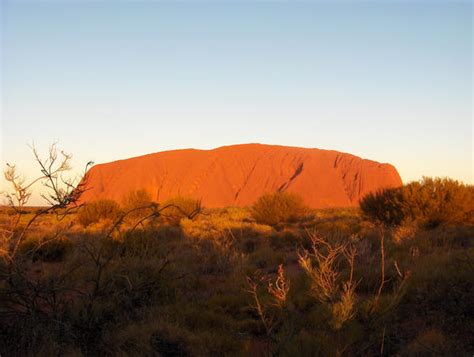 Uluru at Sunset by doctorwhorulesmysoul on DeviantArt