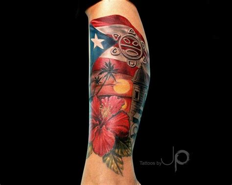 My Newest "Sock" Tattoo... This is My Puerto Rico!!! Tatt by Artist JP ...