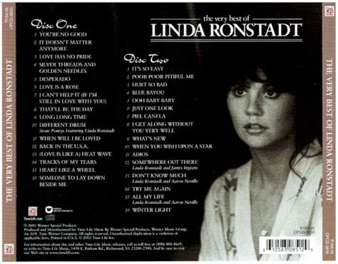 Release “The Very Best of Linda Ronstadt” by Linda Ronstadt - Cover art ...